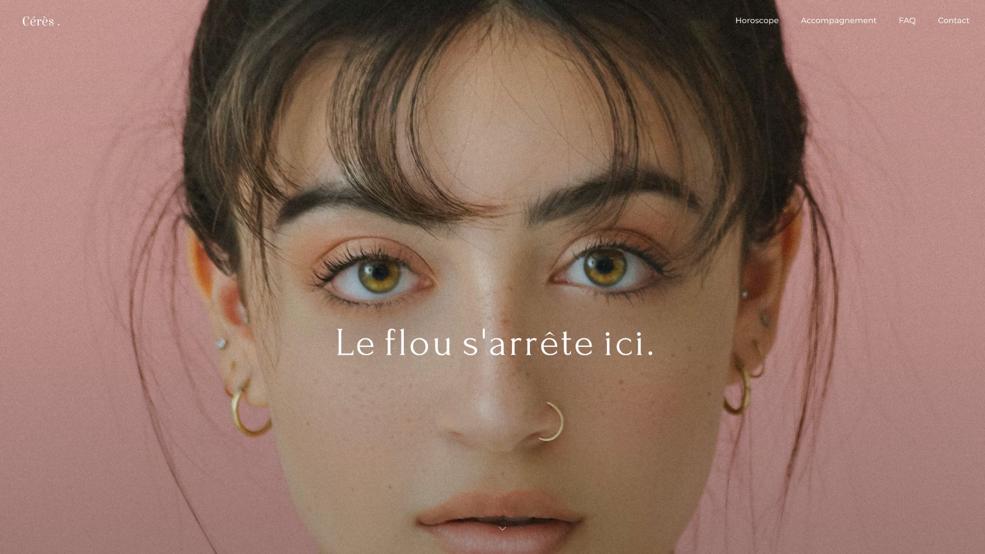 Aperçu du site Cérès sur ordinateur