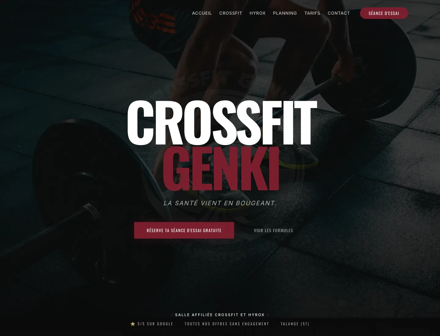 Étude de cas Genki CrossFit : refondre un site Wix en site sur-mesure (sans perdre Google)