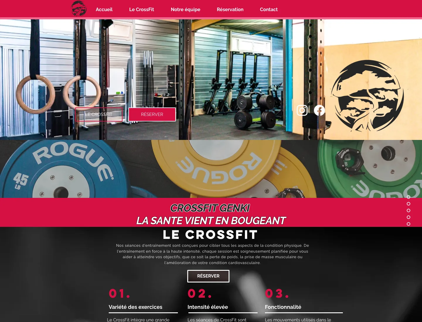 Ancien site Wix de Genki CrossFit